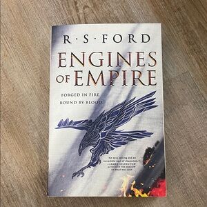 R.S. Ford "Engines of Empire" Hardcover - White Cover with Blue Raven